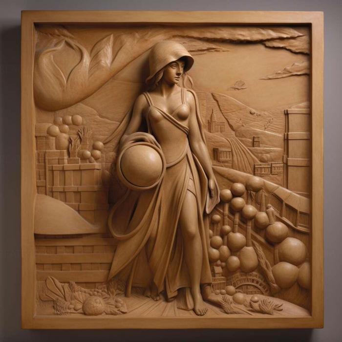 نموذج ثلاثي الأبعاد لآلة CNC 3D Art 